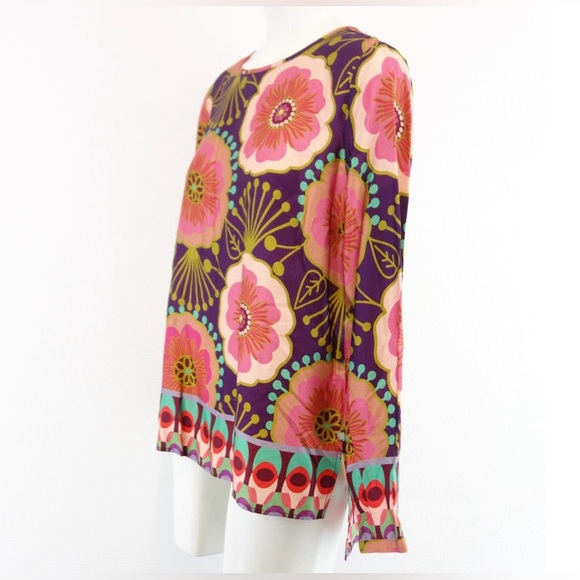 🛑🛑🛑MILANO ITALY 🇮🇹 COLOURFUL BLOUSE - Picture 2 of 13